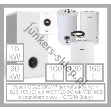 PAKIET BOSCH GC2300iW...P (jednofunkcyjny)  +  Zasobnik  +  CT200