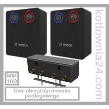 PAKIET GRUP POMPOWYCH BOSCH ZE SPRZĘGŁEM - z modułami MM100 - ogrzewanie podłogowe  +   ogrzewanie podłogowe