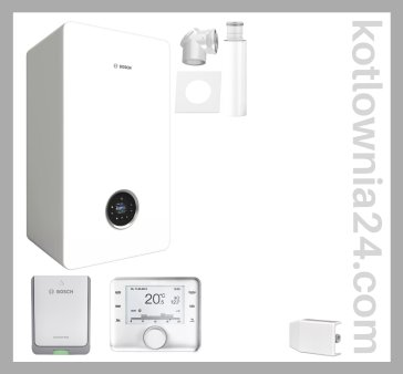 Pakiet Bosch Condens GC5700iW dwufunkcyjny + zasobnik + automatyka