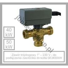 Zawór trójdrogowy do podłączenia zasobnika do kotła GC9000iW 40kW i 50 kW