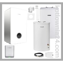 Pakiet Bosch Condens GC7800iW jednofunkcyjny  +  zasobnik  +  automatyka