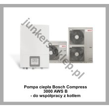 PAKIET BIWALETNY - BOSCH COMPRESS 3000 AWS B - do współpracy z kotłem