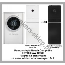 PAKIET MONOENERGETYCZNY - BOSCH COMPRESS CS7000i AW ORMS - z grzałką elektryczną i zasobnikiem 184 L